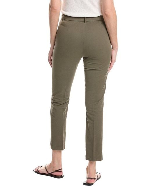 Fabiana Filippi Green Garment-Dyed Skinny Trouser