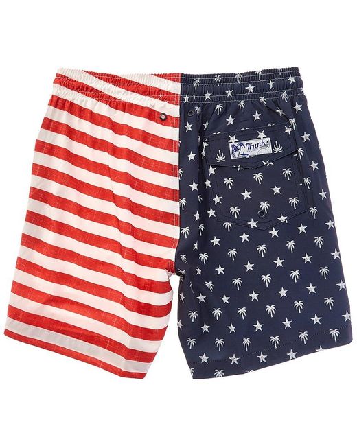 Trunks Surf & Swim Red Sano Swim Trunk for men