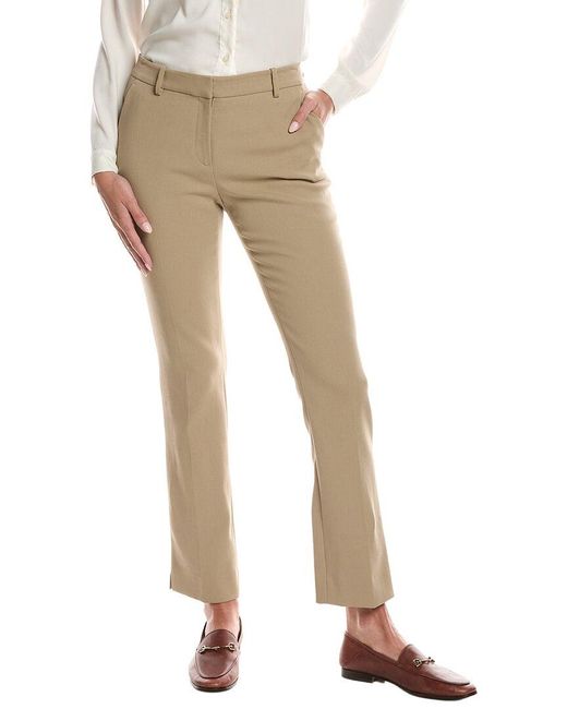 Lafayette 148 New York Natural Manhattan Slim Cigarette Ankle Pant