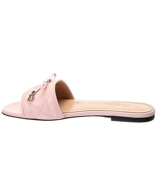 Dior Pink Leather Sandal