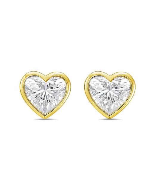 Diana M White Diana M. 14K 3.00 Ct. Tw. Lab-Grown Diamond Stud Earrings