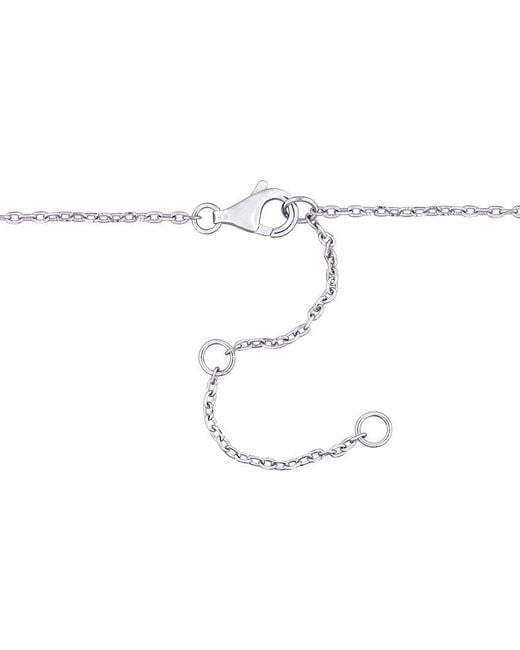 Rina Limor White 1.55 Ct. Tw. Aquamarine Bead Bracelet