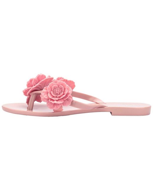 Melissa Pink Harmonic Springtime Flip Flop