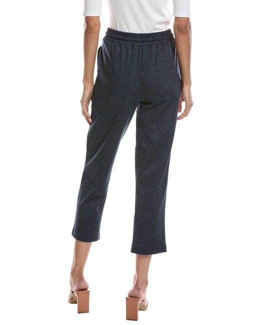 Bernardo Blue Drawstring Slim Pant