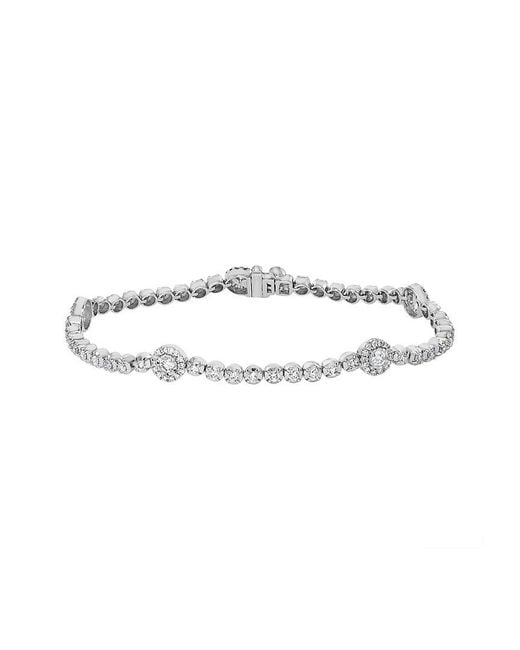 Effy Fine Jewelry White 14K 1.96 Ct. Tw. Diamond Tennis Bracelet