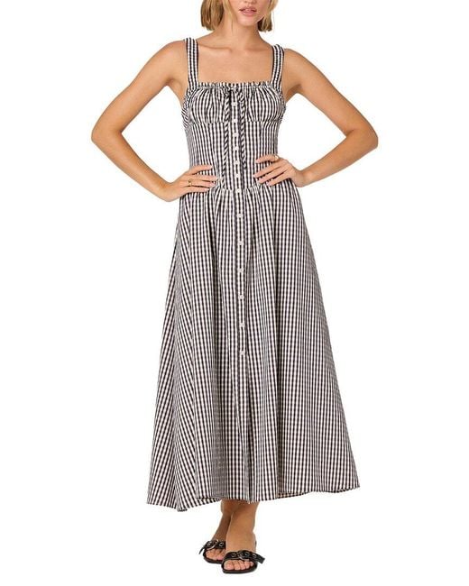 Astr Gray Temperance Maxi Dress