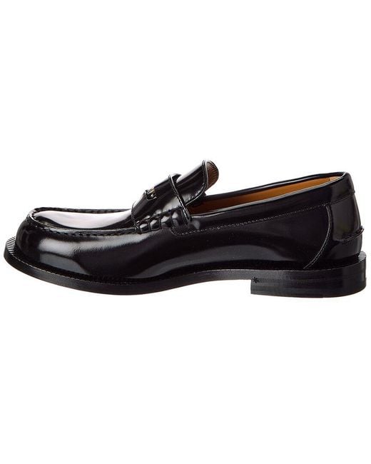 Gucci Black Leather Loafer for men
