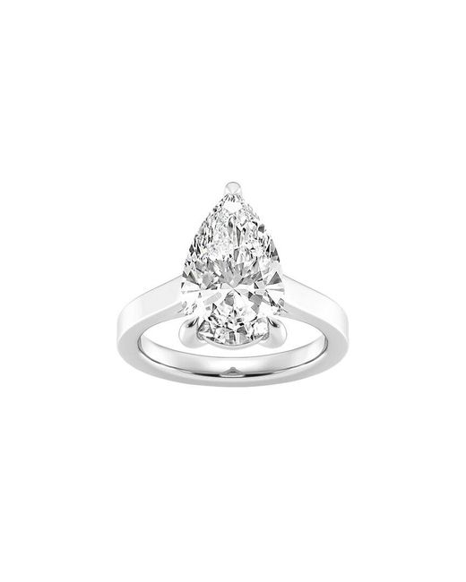 Lab Grown Diamonds White 14K.00 Ct. Tw. Lab-Grown Diamond Solitaire Engagement Ring