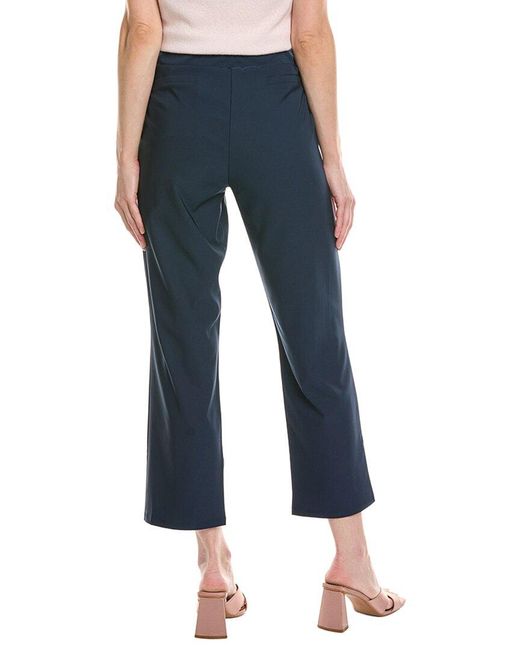 Stella Parker Blue Flora Crop Pant
