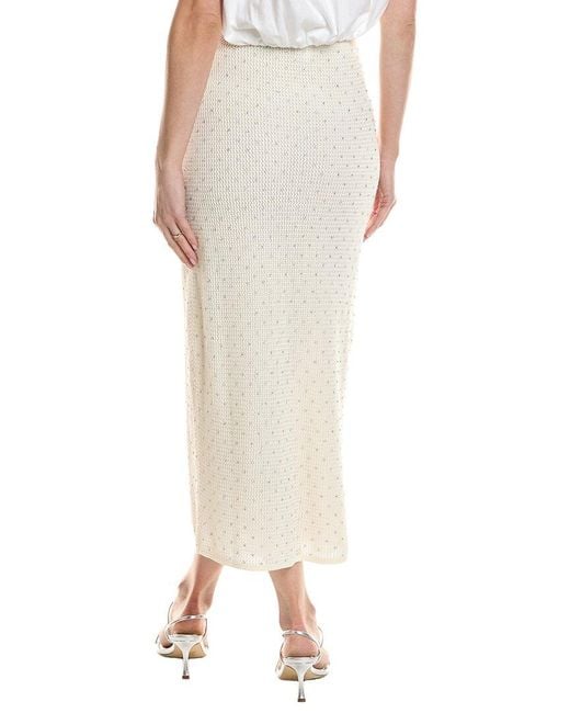 A.L.C. Natural Rina Midi Skirt