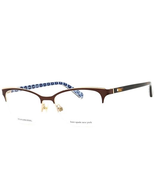 Kate Spade White Brieana 52Mm Optical Frames