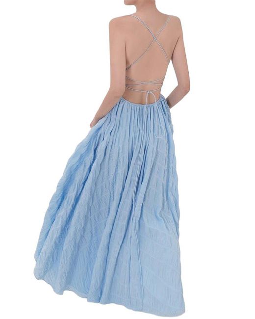 Linda Charm Blue Maxi Dress