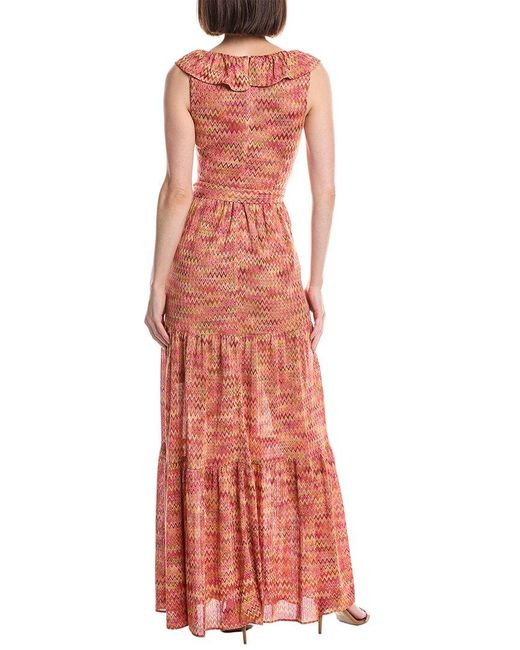 Eliza J Red Sleeveless Maxi Dress