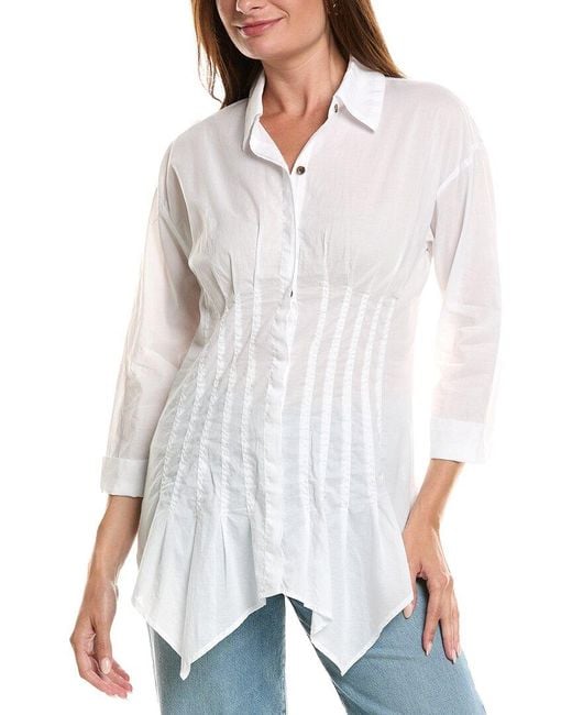 XCVI White Aslan Blouse