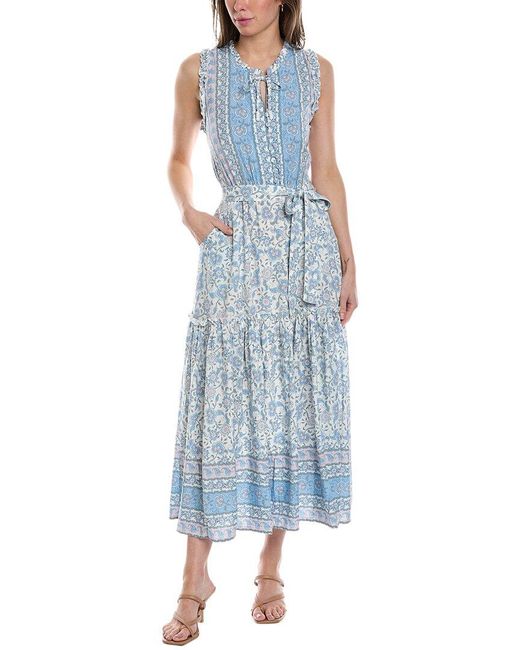 Walker & Wade Blue Alexis Maxi Dress