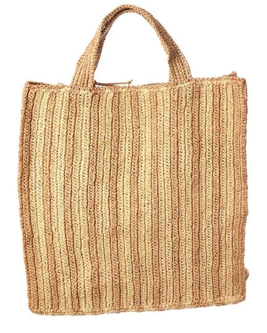 Mar Y Sol Brown Amalfi Tote