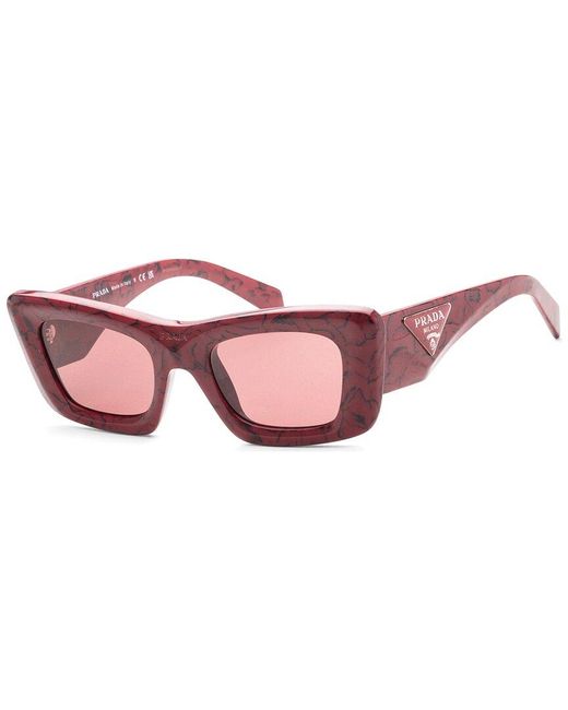 Prada Pink Pr13zs 50mm Sunglasses