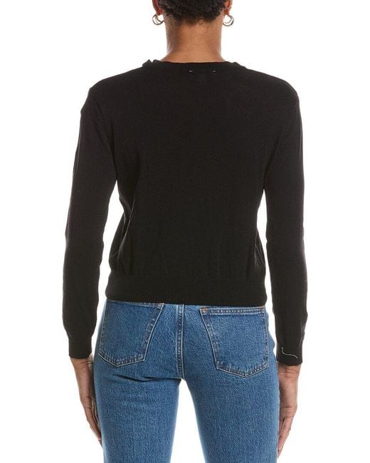 Estellina Black Knit Top