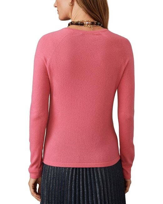 J.McLaughlin Red Jamey Cashmere Sweater