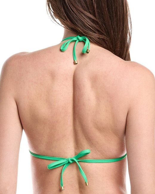 Vitamin A Green Gia Triangle Bikini Top