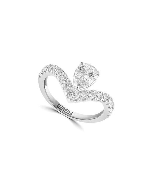 Effy Fine Jewelry White 14K 1.69 Ct. Tw. Lab-Grown Diamond Ring