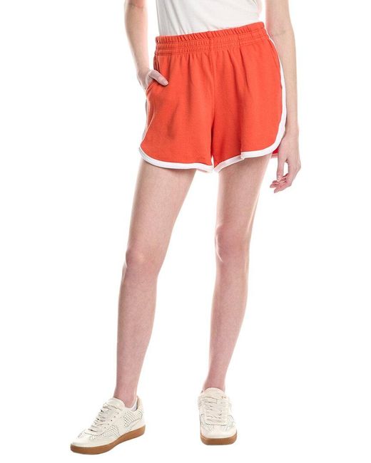 Electric and Rose Red Track Short