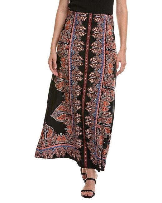 Vince Camuto Brown Pull-On Maxi Skirt