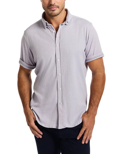 Robert Graham White Hammond Knit Shirt for men