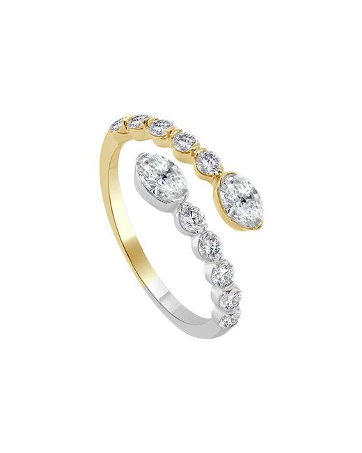 Sabrina Designs Metallic 14K Two-Tone 1.00 Ct. Tw. Diamond Wrap Ring