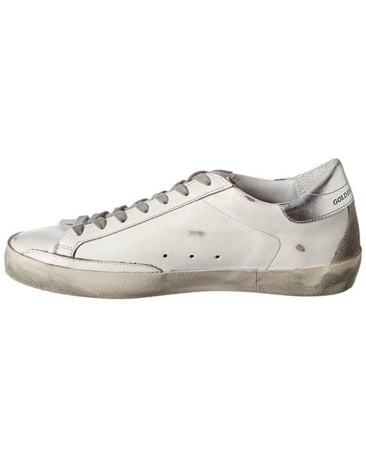 Golden Goose Deluxe Brand Metallic Superstar Leather Sneaker for men