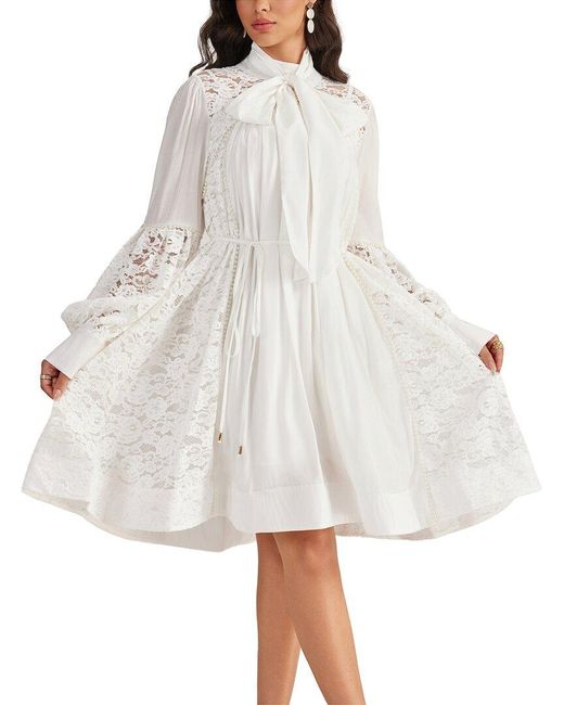 Kaimilan White Mini Dress