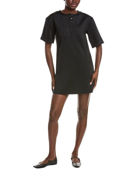 Max Mara Black King Scuba Shift Dress