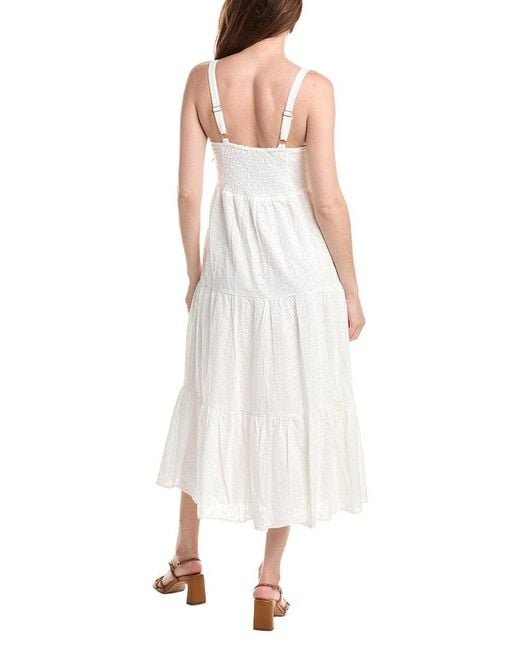 Duffield Lane White Duxbury Maxi Dress
