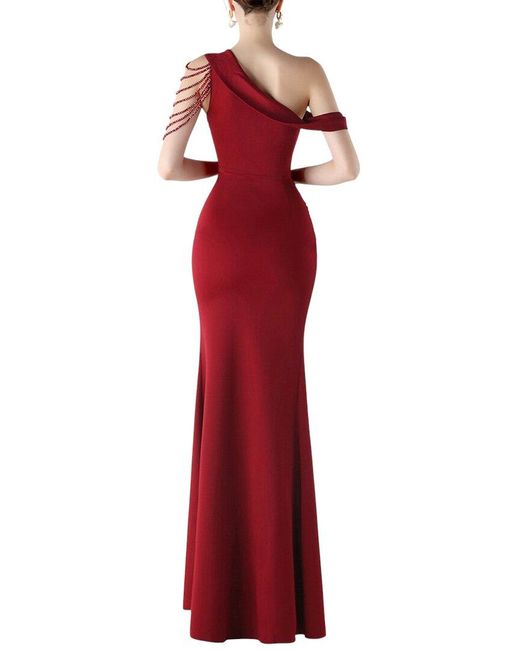 KALINNU Red Maxi Dress