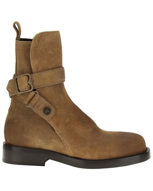Burberry Brown Suede & Leather Boot