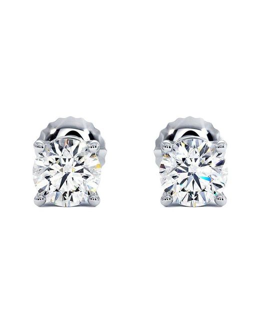 Lab Grown Diamonds White 14K 1.50 Ct. Tw. Lab-Grown Diamond Earrings