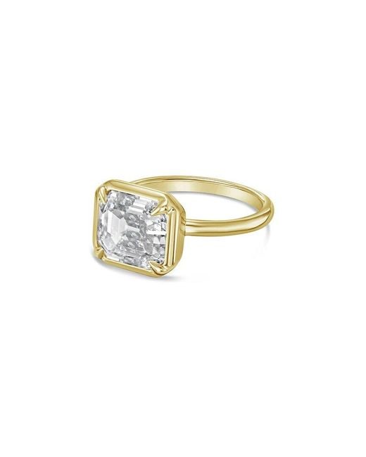 Diana M White Diana M. 14K 4.00 Ct. Tw. Lab-Grown Diamond Bezel Ring