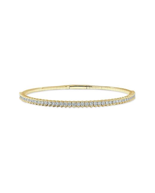 Sabrina Designs White 14k 1.00 Ct. Tw. Diamond Flexible Bracelet