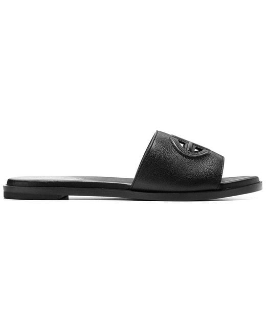 Cole Haan Black Flynn Leather Slide Sandal