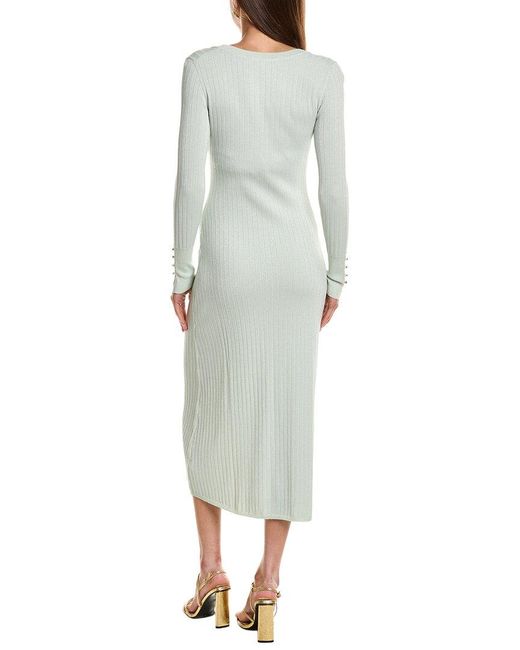 Endless Rose Green Lurex Sweaterdress