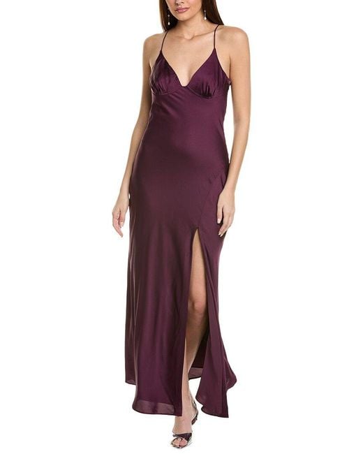 Hutch Purple Emaline Maxi Dress