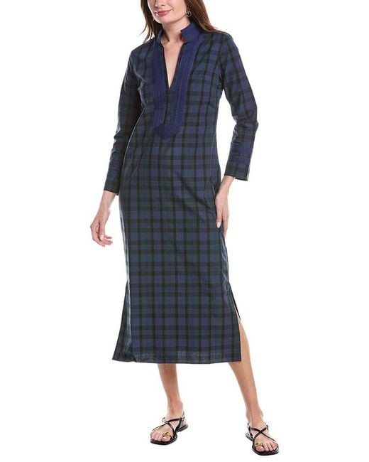 Sail To Sable Blue Tunic Midi Dress
