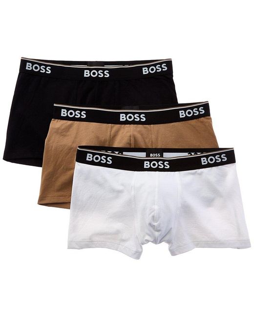Boss Black 3Pk Power Boxer Trunk for men