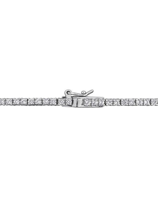 Rina Limor Metallic 5.50 Ct. Tw. Lab-Grown Sapphire Tennis Necklace