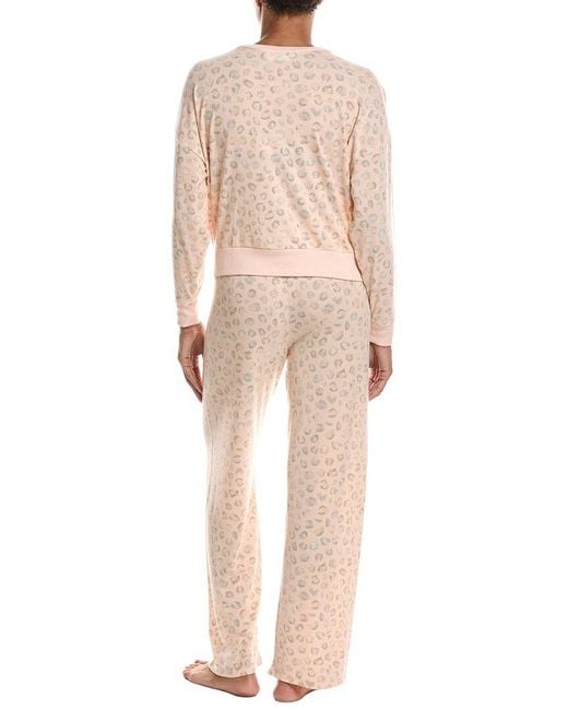Honeydew Intimates Natural 2Pc Star Seeker Long Vee Set