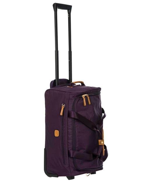 Bric's Purple Bric’S X-Bag/ X-Travel 21" Rolling Duffel Bag