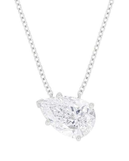 Lab Grown Diamonds White 14K 3.00 Ct. Tw. Lab-Grown Diamond Necklace