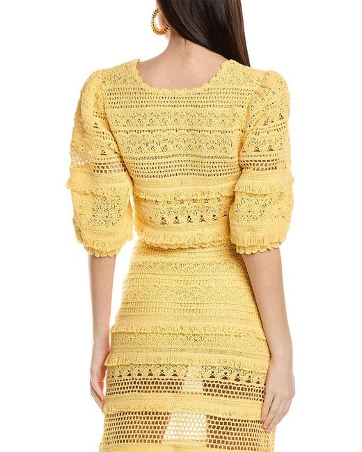 Maje Yellow Sweater