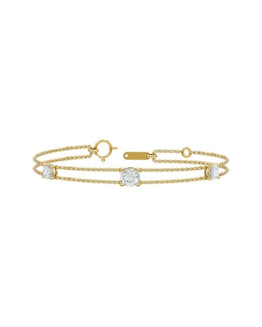 Lab Grown Diamonds White 18K Over 1.90 Ct. Tw. Lab-Grown Diamond Bracelet