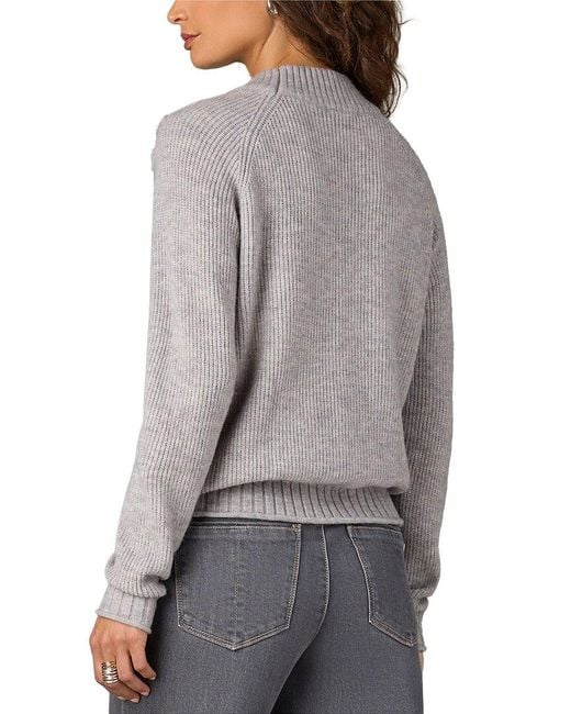Wit & Wisdom Gray Soutache Sweater